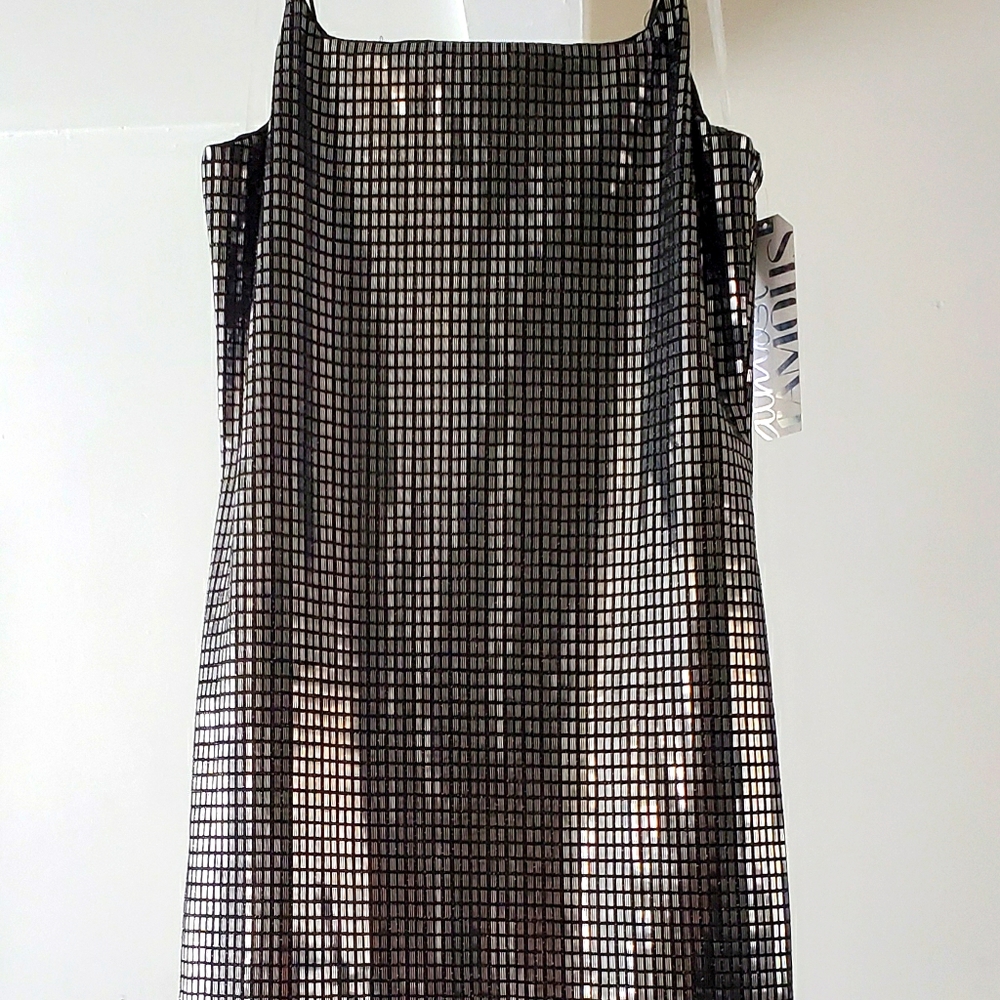 Silver Shiny Dress "Almost Famous" Large